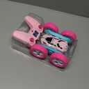 Pink Remote Control Car for Girls, 360 Flipping Stunt Car with LED Headlights, Rechargeable 4WD Electric Toy Vehicle, Princess Gift for 6 7 8 9 10 11 Year Old Girls, Birthday & Christmas Toy