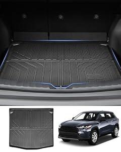 Powerty Trunk Mat for Toyota Corolla Cross 2022-2026, All Weather TPE Cargo Mat Liner for Corolla Rear Trunk