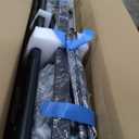 VEVOR Outdoor Stair Railing, Fits for 1-5 Steps Transitional Wrought Iron Handrail, Adjustable Exterior Stair Railing with Fence, Handrails for Concrete Steps with Installation Kit, Matte Black