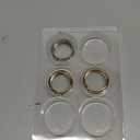 3 Pack Cover Compatible with Oura Ring Gen 4/Oura Ring Gen 3 Horizon/Heritage, Support Charging with Cover on, Anti-Scratch TPU Protector for Men Women (Size 11, Gold*2+Silver)