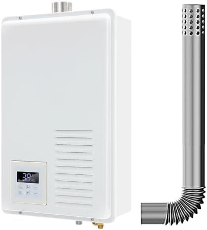 FORIMO Tankless Water Heater Natural Gas,7.4 GPM Indoor Gas Tankless Water Heater,Constant Natural Gas Water Heater, Quickly On Demand Tankless Water Heater Gas,Multi-Protection