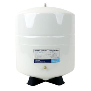 Neo-Pure 4.5 Gallon Reverse Osmosis Water Storage Tank – White Powder-Coated Steel RO Tank with Durable Construction, Corrosion Resistance, and 1/4" Connection for Home Filtration Systems