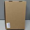 Acrylic Straw Holder for Cabinet, White Reusable Straw Organizer with Double Sided Adhesive Tape and Stickers, Straws Storage Container for Cabinet Door Kitchen Counter Cupboard Fridge