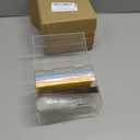 3 x 5 Inch Acrylic Index Card Holder Clear Flash Card Holder Recipe Card Box 150 Pcs Ruled Lined Index Cards 30 Pcs Kraft Dividers A to Z Stickers For Holds 400 A-Z Tabs Note Cards Business Cards