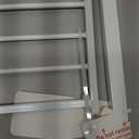 Narrow Baby Gate 24.4-29 Inch for Stairs Pet Dog Gates Indoor for Doorways
