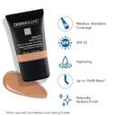 Dermablend Smooth Liquid Foundation with SPF 25, 40C Sepia, 1 Fl. Oz.