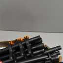 JSungo Backdrop Stand, Adjustable 10x7.5 FT Background Stand Backdrop for Parties, Photo Video Studio, Portable Photography Backdrop Stand with Carrying Bag, 6 Backdrop Clamps, and 2 Stand Bags (Black)