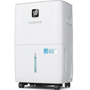 Kesnos 80 Pints Energy Star Dehumidifier for Home & Basement with Drain Hose, Front LED Display and 1.06 Gal Water Tank, Ideal for Spaces up to 5,500 Sq. Ft., Featuring Auto Defrost & Timer Function Very Dirty