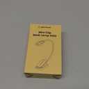 Glocusent 20 LED Reading Lights for Books in Bed, Eye Caring Reading Light, 5 Colors & 5 Brightness 3100LM Dimmable, 1200mAh Rechargeable Book Light to 90H, Lightweight Clip on Light for Book Lovers