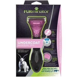 FURminator Undercoat deShedding Tool for Small Animals,Pink (1 Count (Pack of 1))