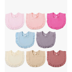 Baby Bibs Muslin Drool Teething Drooling Bibs for Baby Girl Boy Muslin Cotton