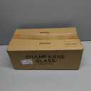 Champagne Glasses Set of 12-7oz Elegant Coupe Glasses, Crystal Cocktail Glasses for Martini, Champagne, Desserts, Home Bar, Wedding, and Party (12 PCS)