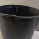 The HC Companies 2.62 Gal Nursery Pot - Plastic Plant Pots with Drainage Holes for Seedlings, Garden Plants, Flowers, Black