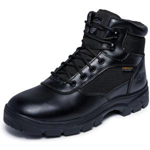 Skechers Men's Work Wascana-Benen Boot, Black, 9.5