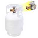 Portable 5lb Propane Tank LP Cylinder with OPD & Gauge - Flame King