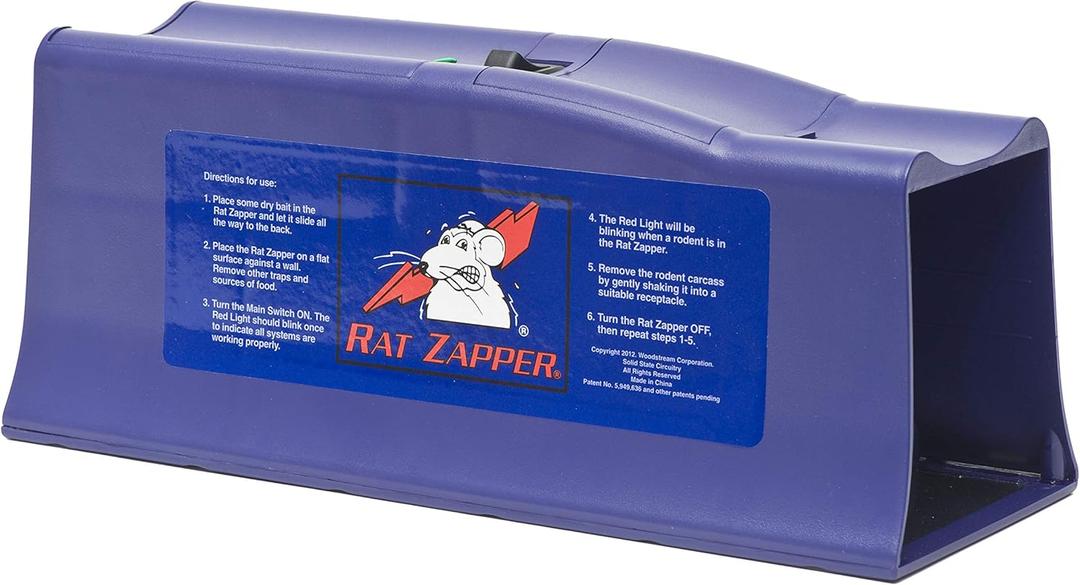 Victor Rat Zapper Classic Indoor Electronic Mouse and Rat Trap  1 Electric Trap  RZC0014  Kill Up To 20 Rats  Easy to Use  LED Light Catch Alerts  Humanely Kill Mice and Rats  No See, No Touch