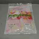 PRETTYGARDEN Womens Rompers for Summer 2025 Beach Vacation Clothes Short Sleeves Floral Jumpsuits Beach Cover Up (XL)