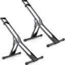 CHEPARK Bike Floor Stand Rack- Indoor Bike Stand for Garage/Home - Bike Storage Bicycle Parking Rack Fit 20-29 Mountain Road Bikes (2 Bike Rack)