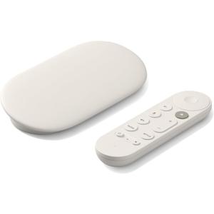 Google TV Streamer 4K - Fast Streaming Entertainment on Your TV with Voice Search Remote - Watch Movies, Shows, Live TV, and Netflix in 4K HDR - Smart Home Control - 32 GB of Storage - Porcelain