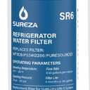 Replacement for WF3CB PureSource 3 Refrigerator Water Filter, 1 Pack Compatible with Frigidaire Pure Source 3, 706465, WF425, PS3412266, AP4567491, 242017800, 242069601, 242086201, DGUS2635LE