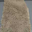 OLANLY Bathroom Rugs 30x20, Extra Soft Absorbent Chenille Bath Rugs, Rubber Backing Quick Dry, Machine Washable Bath Mats for Bathroom Floor, Tub and Shower, Home Decor Accessories, Beige