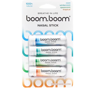 Nasal Stick (4 Pack)-Refreshing Vapors, Better Breathing Natural Focus, Cool Refreshing Sensation, Menthol Inhaler (Mint, Tropical, Wintermint, Lavender) 
