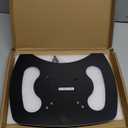 Laptop Tray Steel Notebook Holder for Monitor VESA Mount Stand Fits VESA 100x100 mm Mounting Holes with M4 Screws, 22lbs Capacity with Vented Cooling Platform