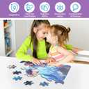Princess Floor Puzzles for Kids Ages 4-6, 47 Pieces Pretty Princess & Sea Jigsaw Puzzles for Kids Girls Ages 3-5, Learning Educational Floor Puzzles Toys Great Gifts