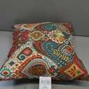 Greendale Home Fashions Outdoor 17-inch Square Decorative Throw Pillow, 2-Pack, Painted Desert 2 Count