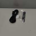 Elecan 3-Prong Replacement Power Cord 15 Ft, Heatproof Flexible Durable AC Device Power Cable for Appliance, Computer, TV, Monitor, Printer, ETL Listed 18AWG 125V 10A, with Ties