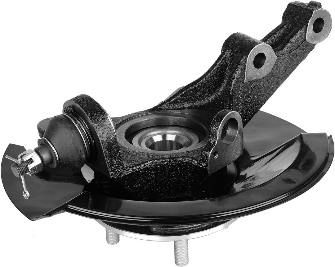 Front Steering Knuckle & Wheel Bearing Hub Assembly Compatible with Honda Civic 2003-2005 1.7L,Left Driver Side Replaces # 698-495 45255S01A00 44600S5DA00