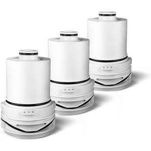 Shower Filter - Replacement Cartridges Compatible with Delta Clarifi, Reduces Dry Skin and Hair Damage (3 Pack)