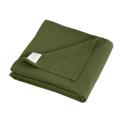 Ecocott King Flat Sheet - Hotel Quality Flat Sheets Only - Cotton Top Sheet - Ultra Soft & Breathable - Wrinkle Free & Fade Resistant - 1 Piece Flat Sheet (King, Avocado Green)