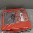 Mrrihand Christmas Ornament Storage Box, Ornament Storage Container with 8 Trays-Xmas Decoration Organizer Keeps 128 Holiday Ornaments 3-Inch, Dual Zipper Closure, 600D Tear-Proof Red