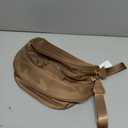 Spacious Nylon Crossbody Bag Bum Bag Handbags Wallets Purses Trendy Shoulder Bag for Women (Brown)