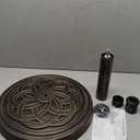 Orgrimmar Umbrella Base 26.5lbs Outdoor Living Heavy Duty Round Antiqued Patio Market Umbrella Base