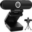 UHD 4K Webcam with Microphone: 8MP USB Computer Web Camera with Privacy Shutter and Tripod, External Webcam Pro Streaming Webcams PC Cam w/Mic Noise Reduction for Winsdows Mac OS Desktop Laptop