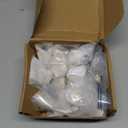 Goldenwarm 20pcs Gold Cabinet Knobs for Dresser Drawers Kitchen Hardware Handles Brushed Brass Modern Round Knob,Zinc Alloy