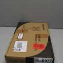 Universal Swivel TV /Table Top TV Stand for 19 to 43 inch TVs with 90 Degree Swivel, 4 Level Height Adjustable, Heavy Duty Tempered Glass Base, Holds up to 99LBS HT02B-001