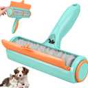 Roller Pet Hair Remover  Reusable Lint Roller for Dog & Cat Hair on Furniture, Couch, Carpet, Rugs, Bedding & Car  Portable, Eco-Friendly (Light Blue)