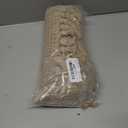 H.VERSAILTEX Waffle Bath Mat Super Absorbent Boho Bath Mat Non Slip Bath Rugs for Bathroom Floor Machine Washable Dry Fast Bathroom Rugs with Handmade Tassels, 24" x 36", Irish Cream