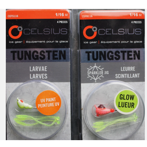 Celsius Tungsten Leurre Scintillant 1/16 Oz Pack Of 4