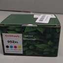 952XL 952 Ink Cartridges Black Color Combo Pack Compatible for HP 952 XL for HP952 Work for OfficeJet Pro 8710 7740 8720 8725 8210 8715 8702 8740 7720 8730 8735 8736 8740 Cyan Magenta Yellow(4-Pack)