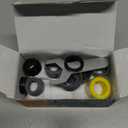 Spurtar 1440 Sink Faucet Aerator Extension Swivel Faucet Extender for Toddlers, 2 Sprayer Modes Rotatable Bathroom Kitchen Head Replacement Tap Attachment with Filter for G 1/2", 55/64",15/16"