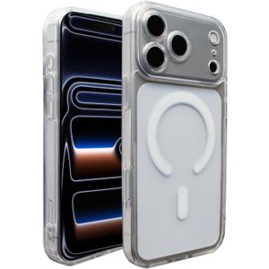 Magnetic Clear Case Fit for iPhone 17 Pro Max Compatible with MagSafe,Transparent Shockproof Protective Phone Case Cover