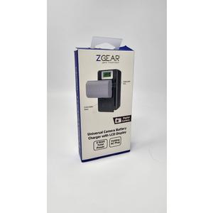 ZGEAR - Universal Camera Battery Charger W/LCD Charge Display