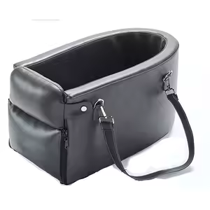 4 in 1 Pet Sling Travel Tote Bag Elevated Seat On Cars Armrest for Small Dog Cat PU Leather Waterproof Deluxe Dog Carrier Hands Free Wash Free Pet Travel Seat(Pu Leather) General