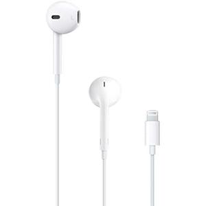 Apple EarPods Headphones with Lightning Connector, Wired Ear Buds for iPhone with Built-in Remote to Control Music, Phone Calls, and Volume