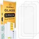 3 x Mr.Shield Screen Protector compatible with Samsung Galaxy S24 FE [Tempered Glass] [3-PACK] [Japan Glass with 9H Hardness]