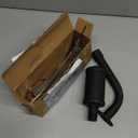 SOFO Exhaust Header Pipe Muffler Kit - for Predator 212 Performance Parts for 196cc 224cc 200cc GX160 GX200 6.5HP Engine Coleman CT200u BT200X KT196 Baja MB200 GX160 GX200 Go Kart Mini Bike with Heat (Black)